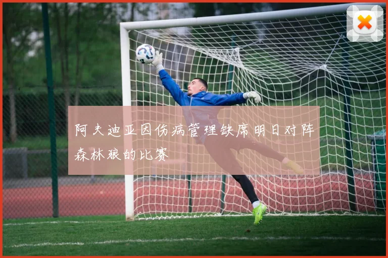 阿夫迪亚因伤病管理缺席明日对阵森林狼的比赛